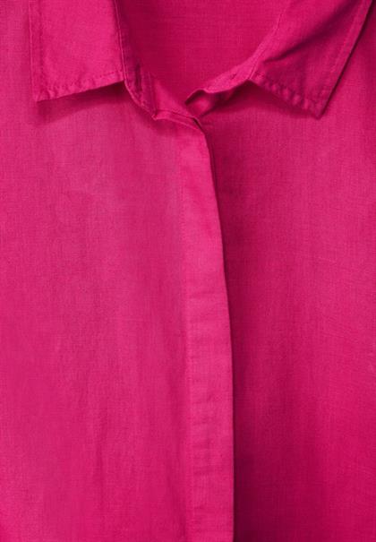 Leinenmix Longbluse oasis pink