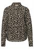 Leo-Bluse mit Backprint black