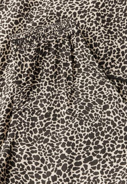 Leo-Bluse mit Smock-Details cotton cream