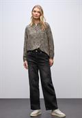 Leo Bluse mit Tapedetails sanded beige