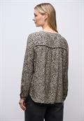 Leo Bluse mit Tapedetails sanded beige