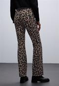 Leo Bootcut Hose silk brown