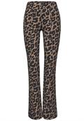 Leo Bootcut Hose silk brown