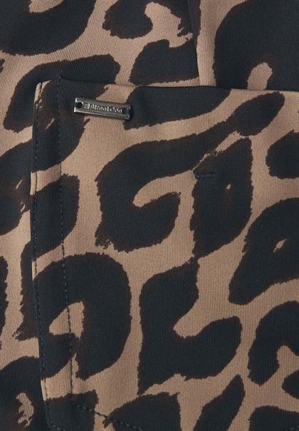 Leo Bootcut Hose silk brown