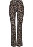 Leo Bootcut Hose silk brown