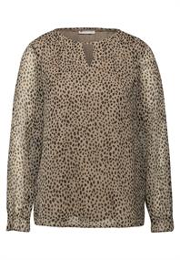 Leo Chiffon Tunika sanded beige