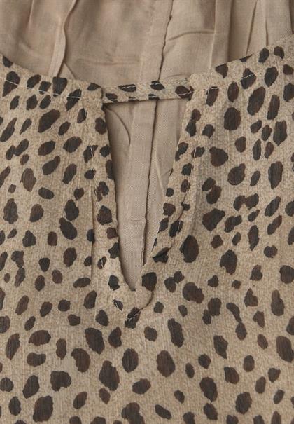 Leo Chiffon Tunika sanded beige