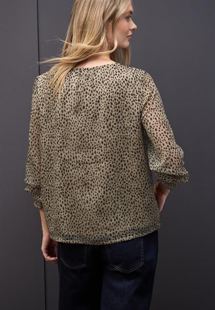 Leo Chiffon Tunika sanded beige