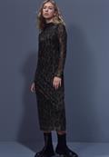 Leo Mesh-Kleid black