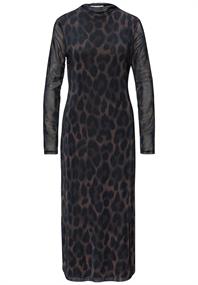 Leo Mesh-Kleid black
