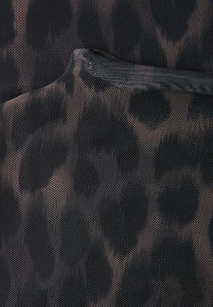 Leo Mesh-Kleid black