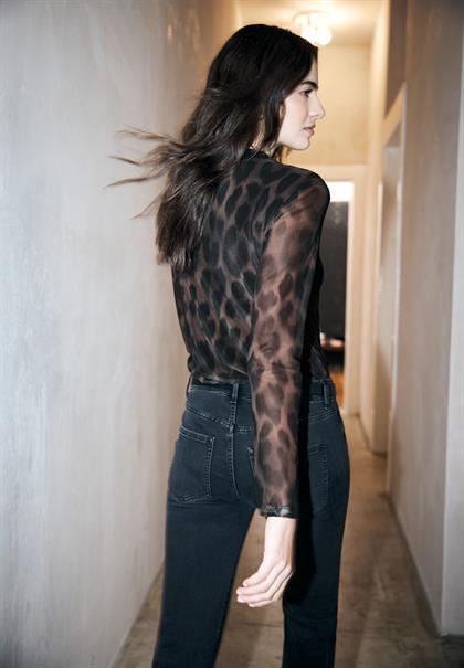 Leo Mesh Shirt black