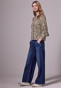 Leo Raglan Bluse creamy brown