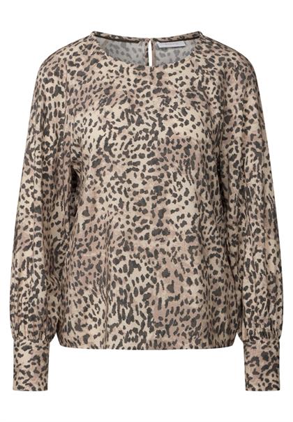 Leo Raglan Bluse creamy brown