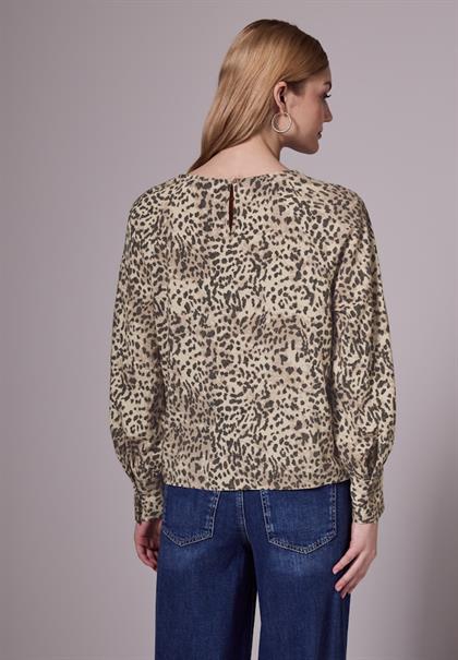 Leo Raglan Bluse creamy brown