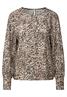 Leo Raglan Bluse creamy brown