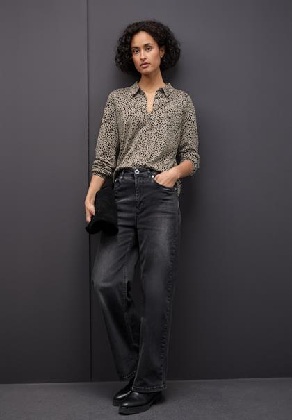 Leo-Shirt im Tunika-Shirt sanded beige