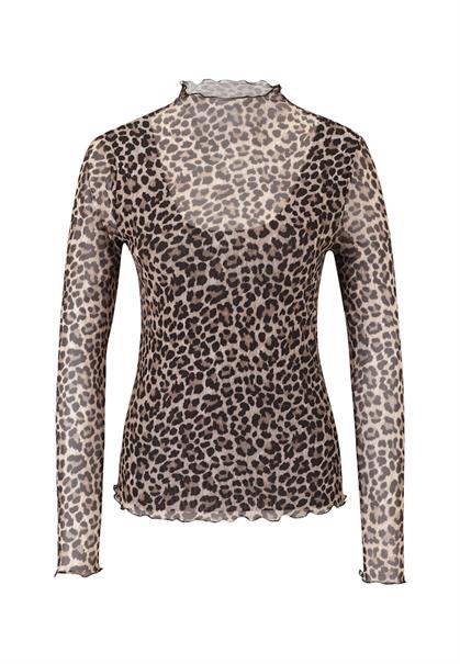 Leoshirt beigeblack