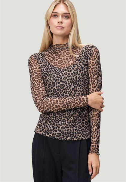 Leoshirt beigeblack