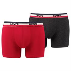 Levi's Boxer 2er Pack - 905005001 schwarz - rot