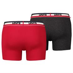 Levi's Boxer 2er Pack - 905005001 schwarz - rot