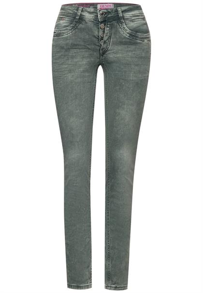 light bassy olive random wash