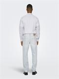 light blue bleached denim