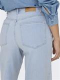 light blue bleached denim