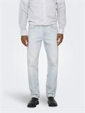 light blue bleached denim