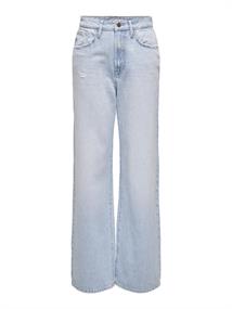 light blue bleached denim