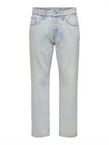 light blue bleached denim