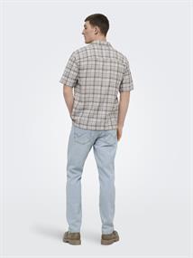 light blue bleached denim