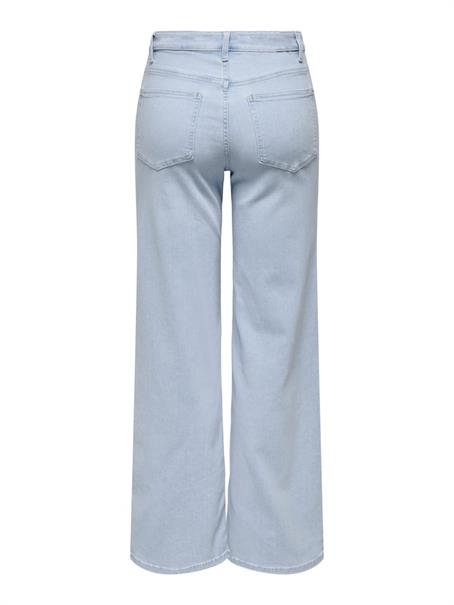 light blue bleached denim
