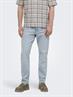 light blue bleached denim