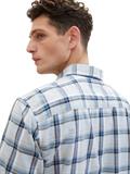 light blue multicolor check