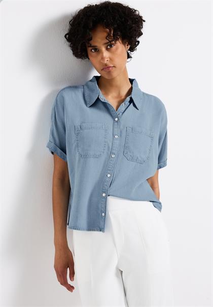 light blue soft wash