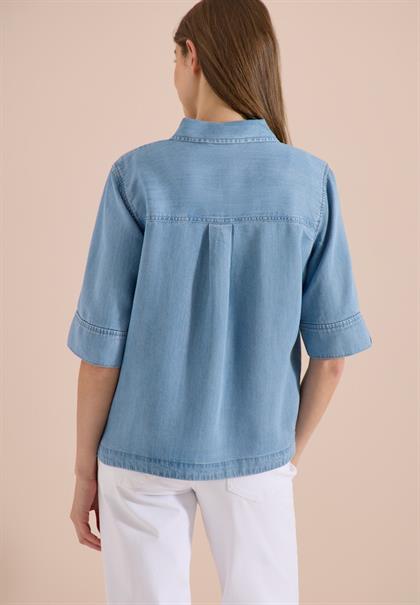 light blue wash
