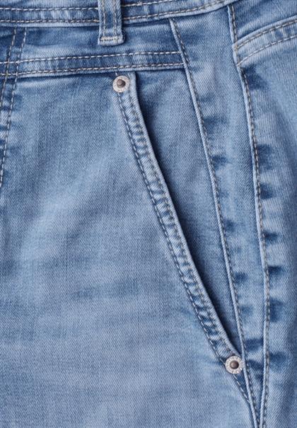 light blue wash