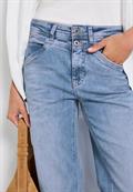 light blue washed