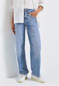 light blue washed