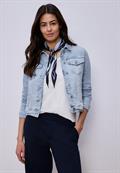 light blue washed