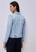 light blue washed