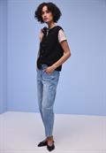 light blue washed