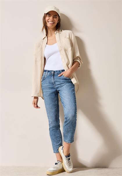 light blue washed