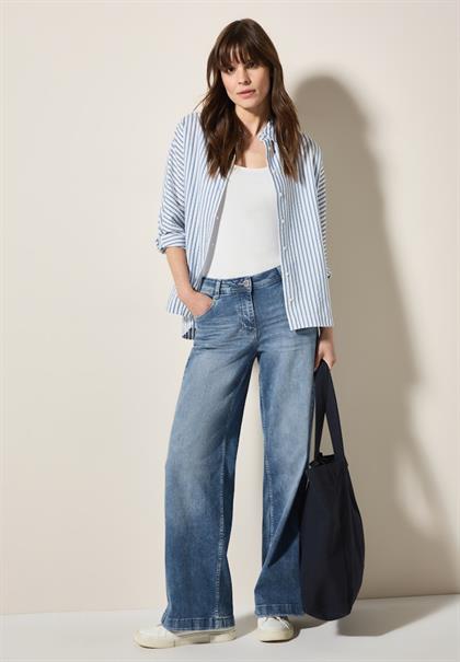 light blue washed