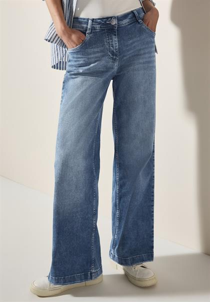 light blue washed