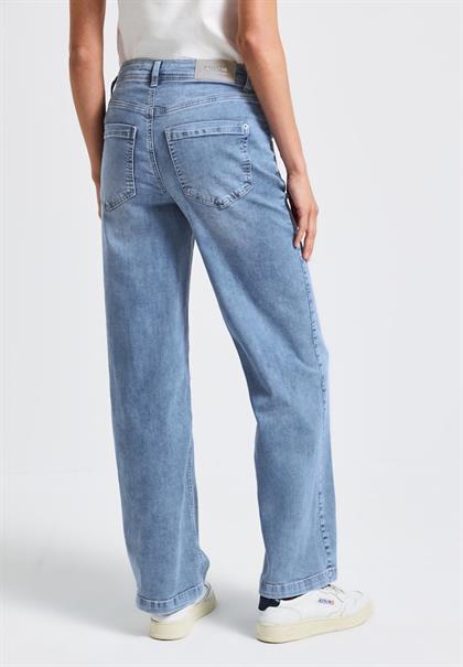 light blue washed