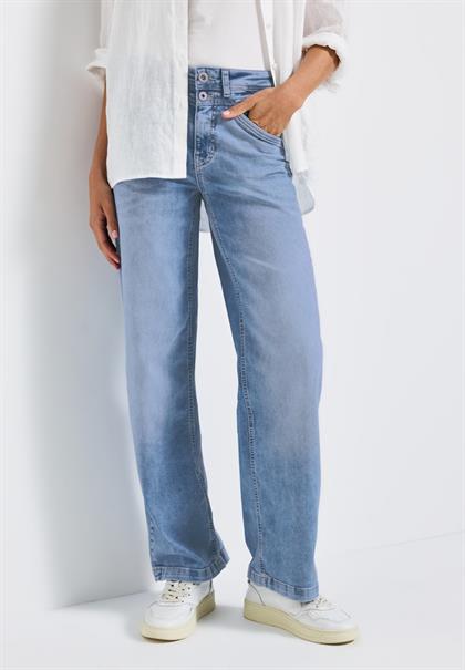 light blue washed