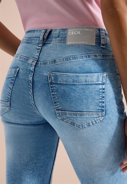 light blue washed