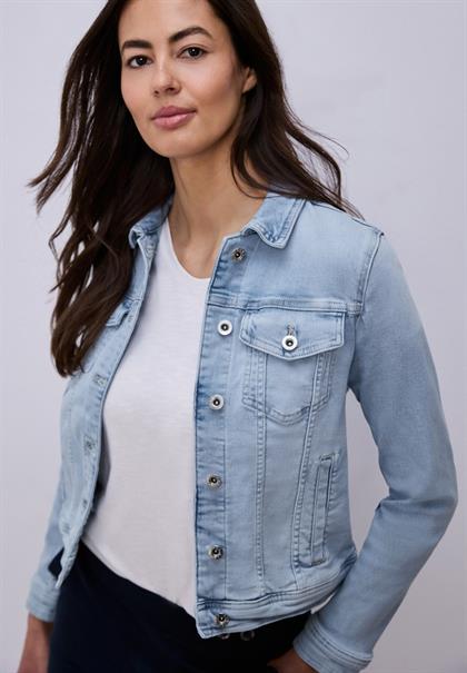 light blue washed